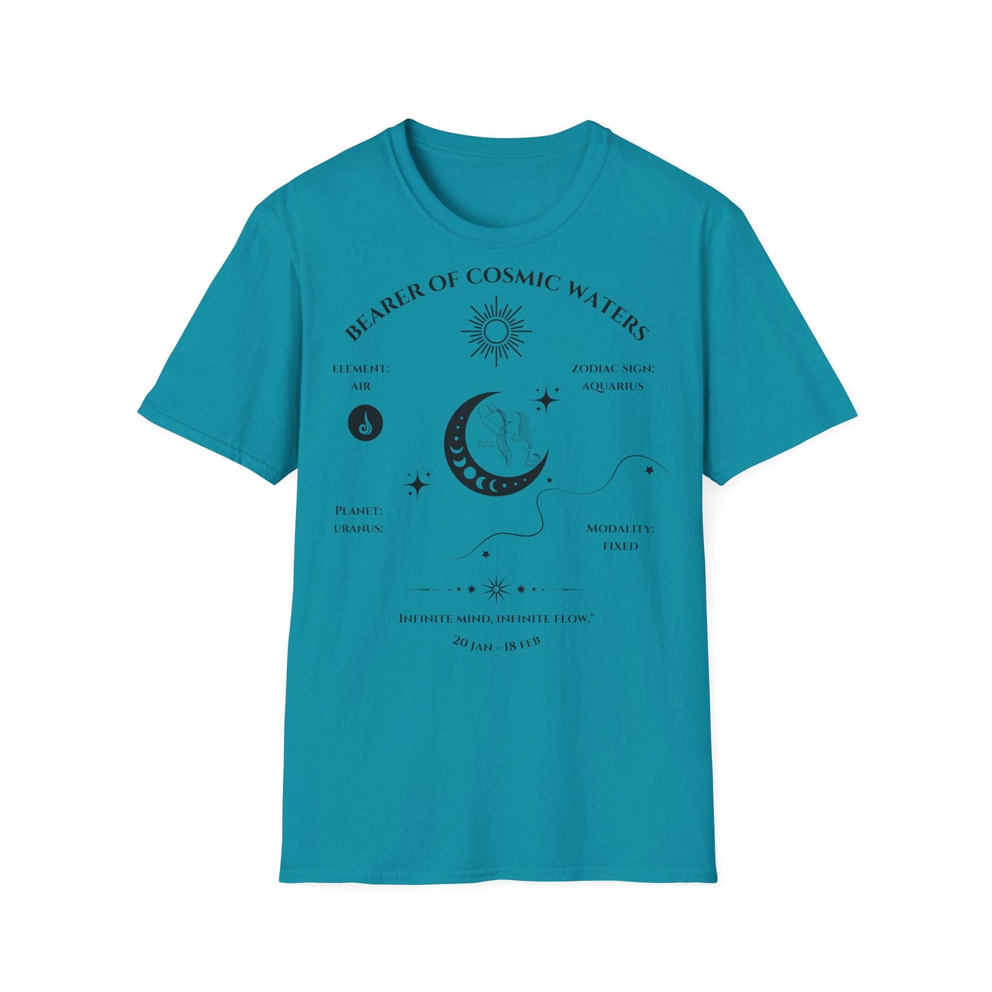 Bearer of Cosmic Waters (Aquarius) T-Shirt
