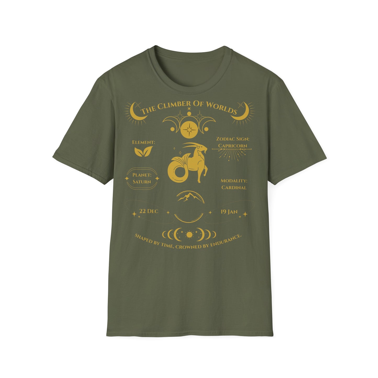 The Climber of Worlds (Capricorn) T-Shirt