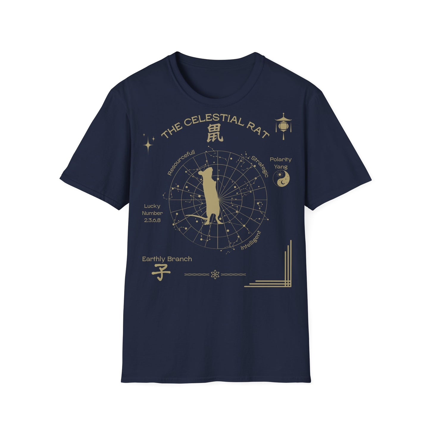 Chinese Zodiac (The Celestial Rat) T-Shirt