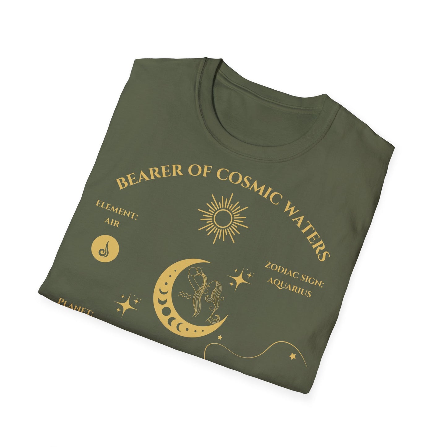 Bearer of Cosmic Waters (Aquarius) T-Shirt