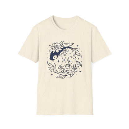 Twin Flower Fins (Pisces) T-Shirt