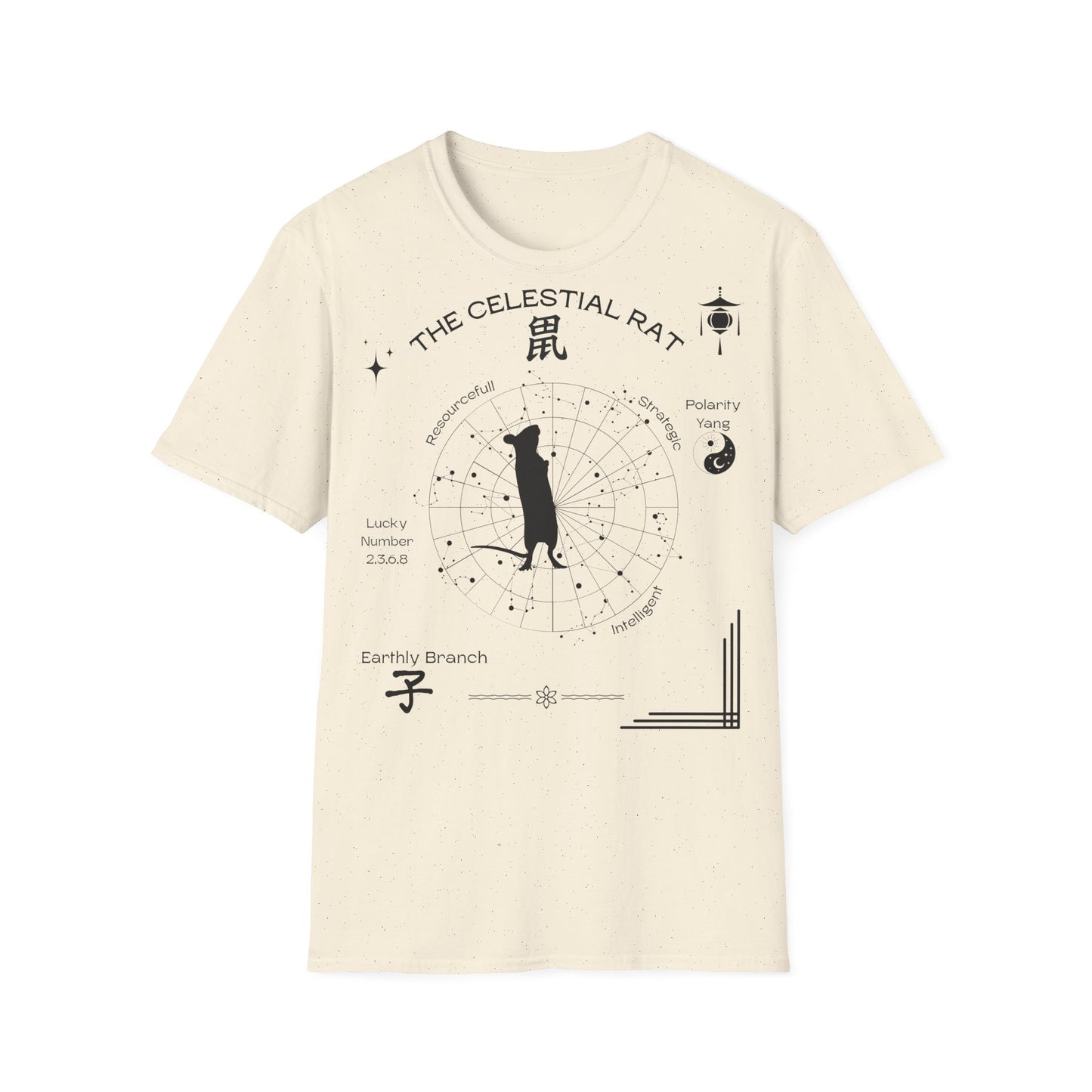 Chinese Zodiac (The Celestial Rat) T-Shirt