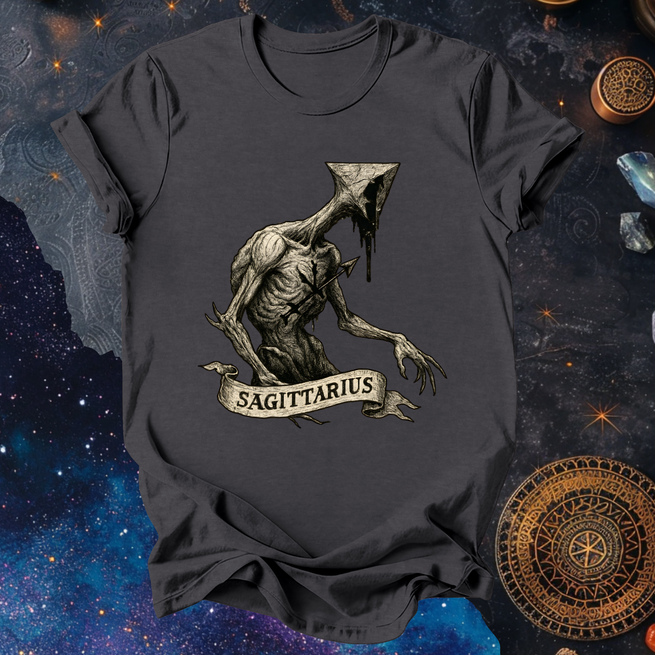 Sagittarius The Aberrant Seeker | The Aberrations Series T-Shirt