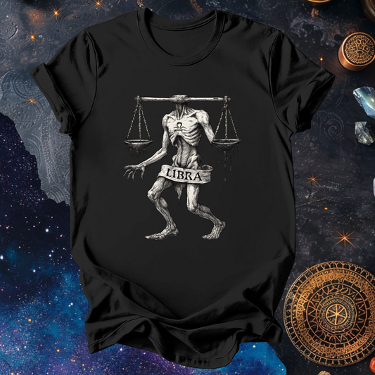 Libra The Unbalanced Scales| The Aberrations Series T-Shirt