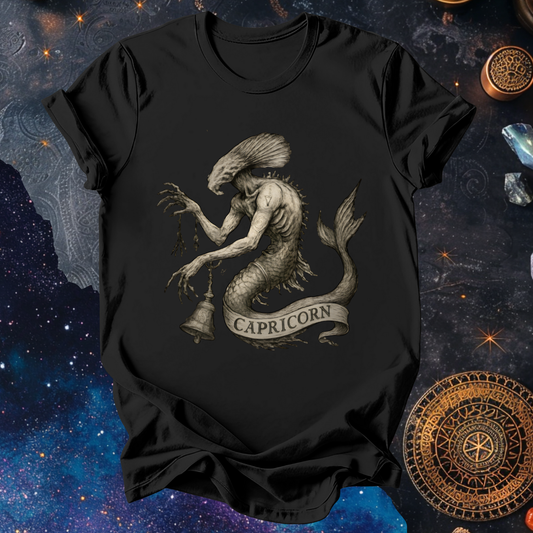 Capricorn The Drowned Ascendant| The Aberrations Series T-Shirt