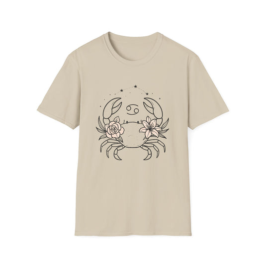 The Quiet Bloom Shield(Cancer) T-Shirt