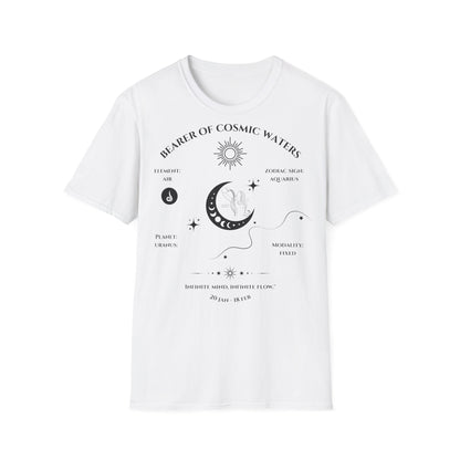 Bearer of Cosmic Waters (Aquarius) T-Shirt