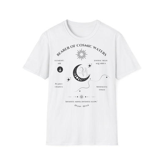 Bearer of Cosmic Waters (Aquarius) T-Shirt