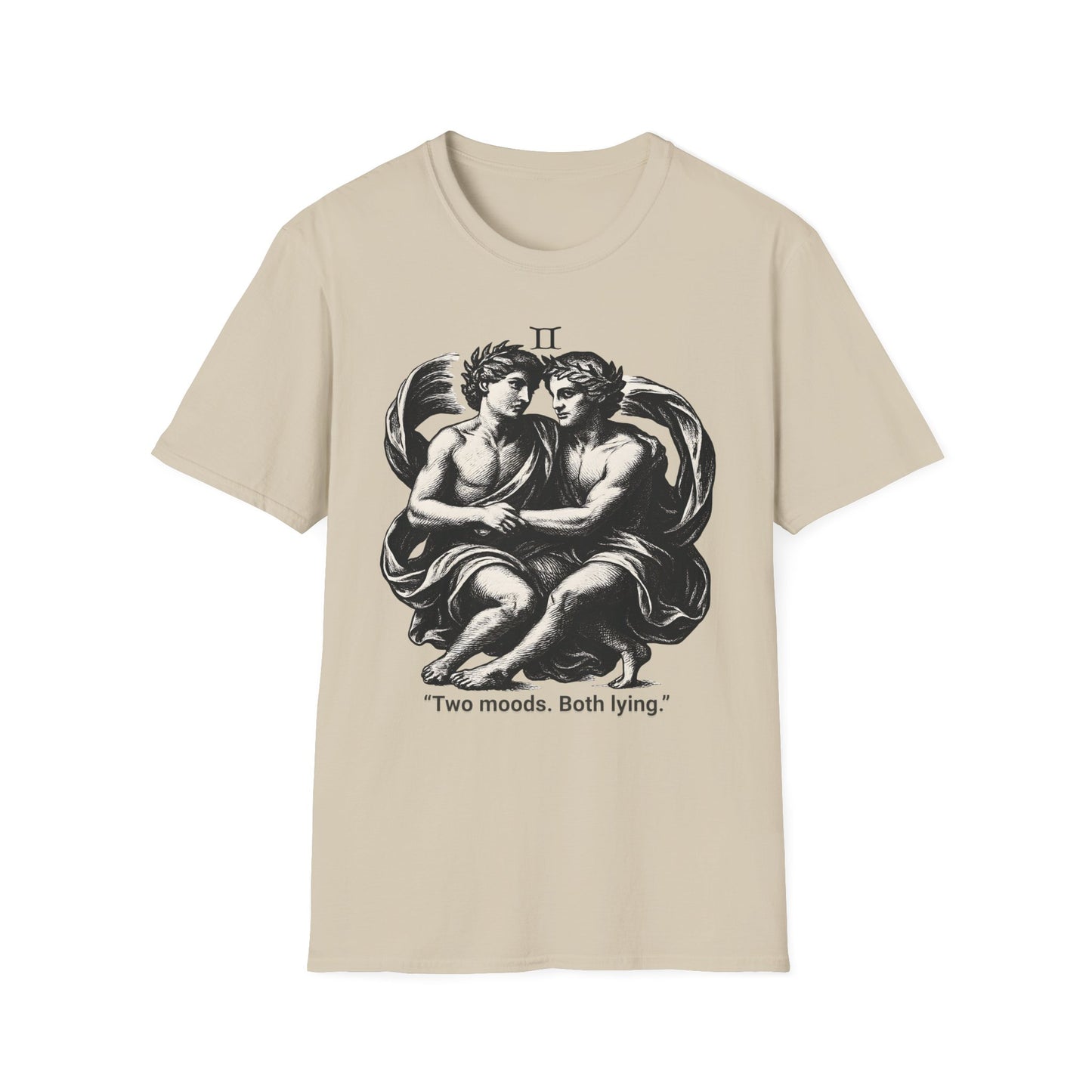 Two Moods,Both Lying - Gemini T-Shirt