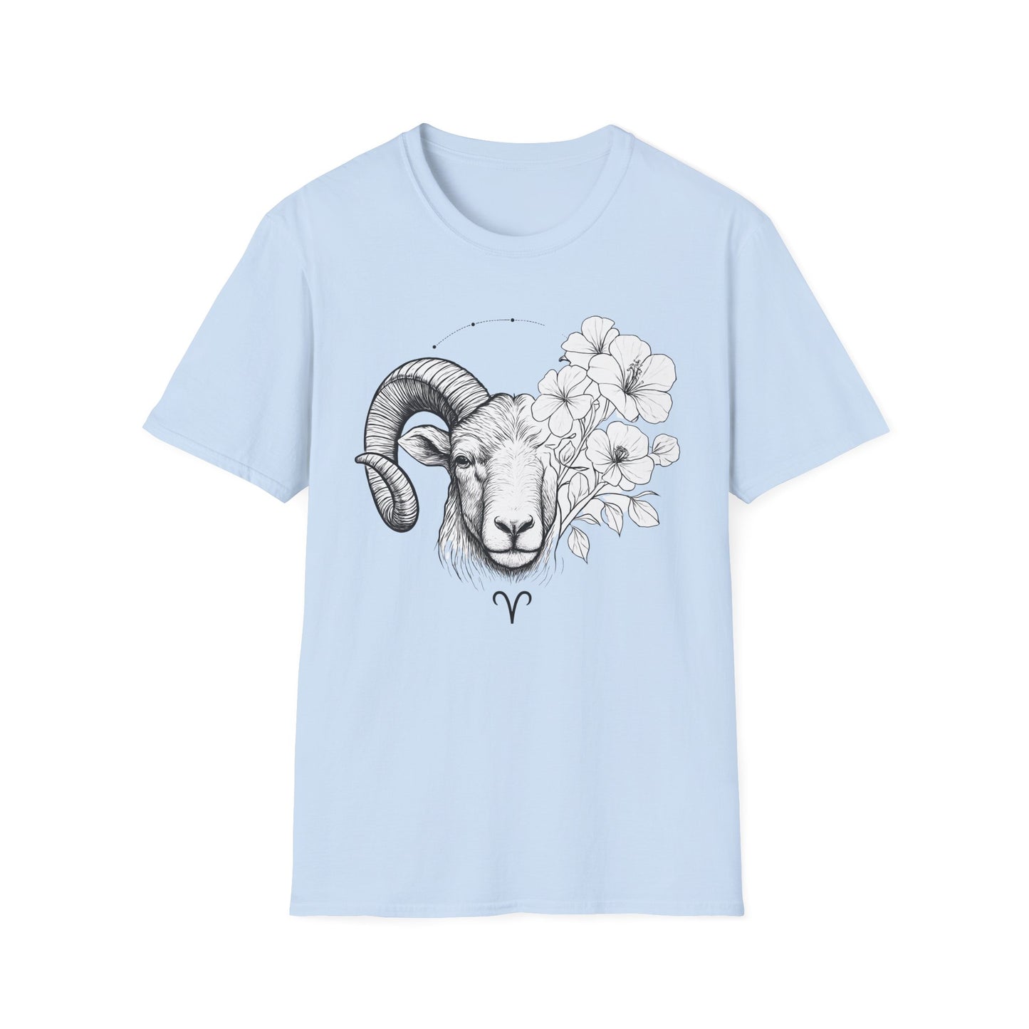 The Floral Ram (Aries) T-Shirt