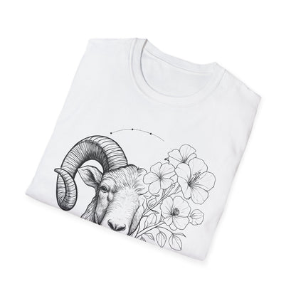 The Floral Ram (Aries) T-Shirt