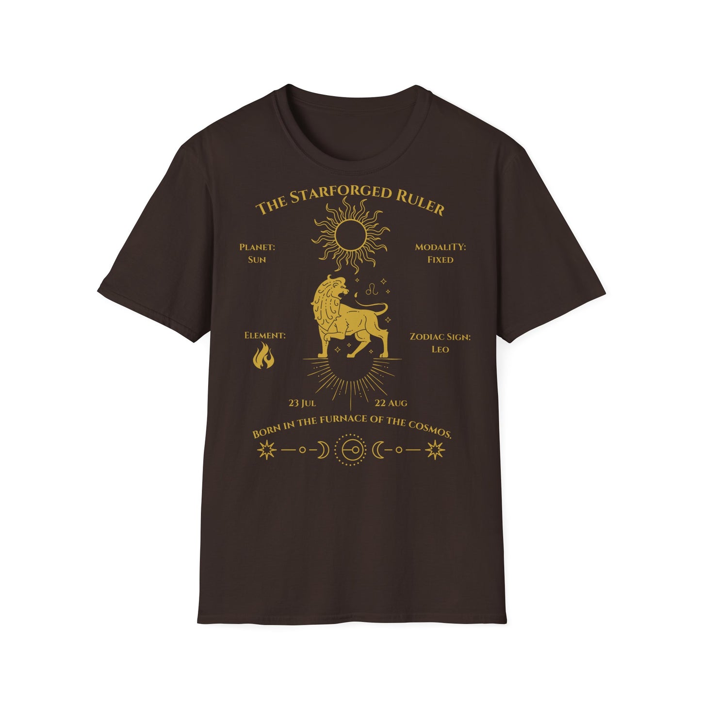 The StarForged Ruler (Leo)T-Shirt
