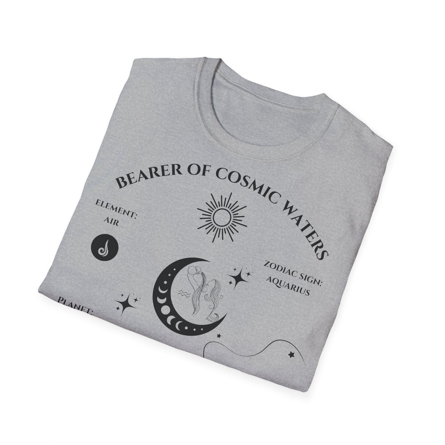 Bearer of Cosmic Waters (Aquarius) T-Shirt