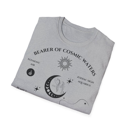 Bearer of Cosmic Waters (Aquarius) T-Shirt