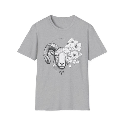 The Floral Ram (Aries) T-Shirt