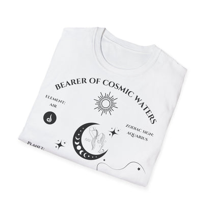 Bearer of Cosmic Waters (Aquarius) T-Shirt