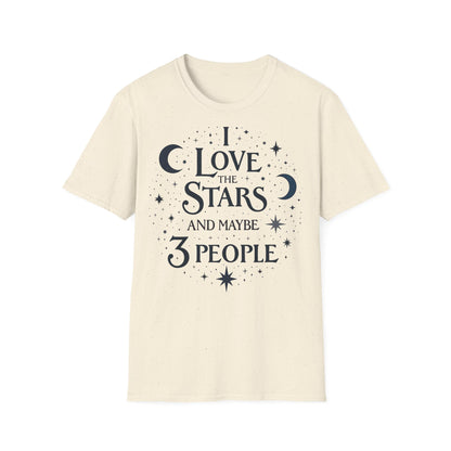 I love the stars and Maybe 3 people T-shirt