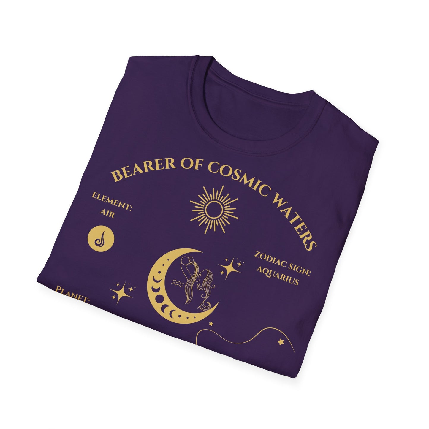 Bearer of Cosmic Waters (Aquarius) T-Shirt