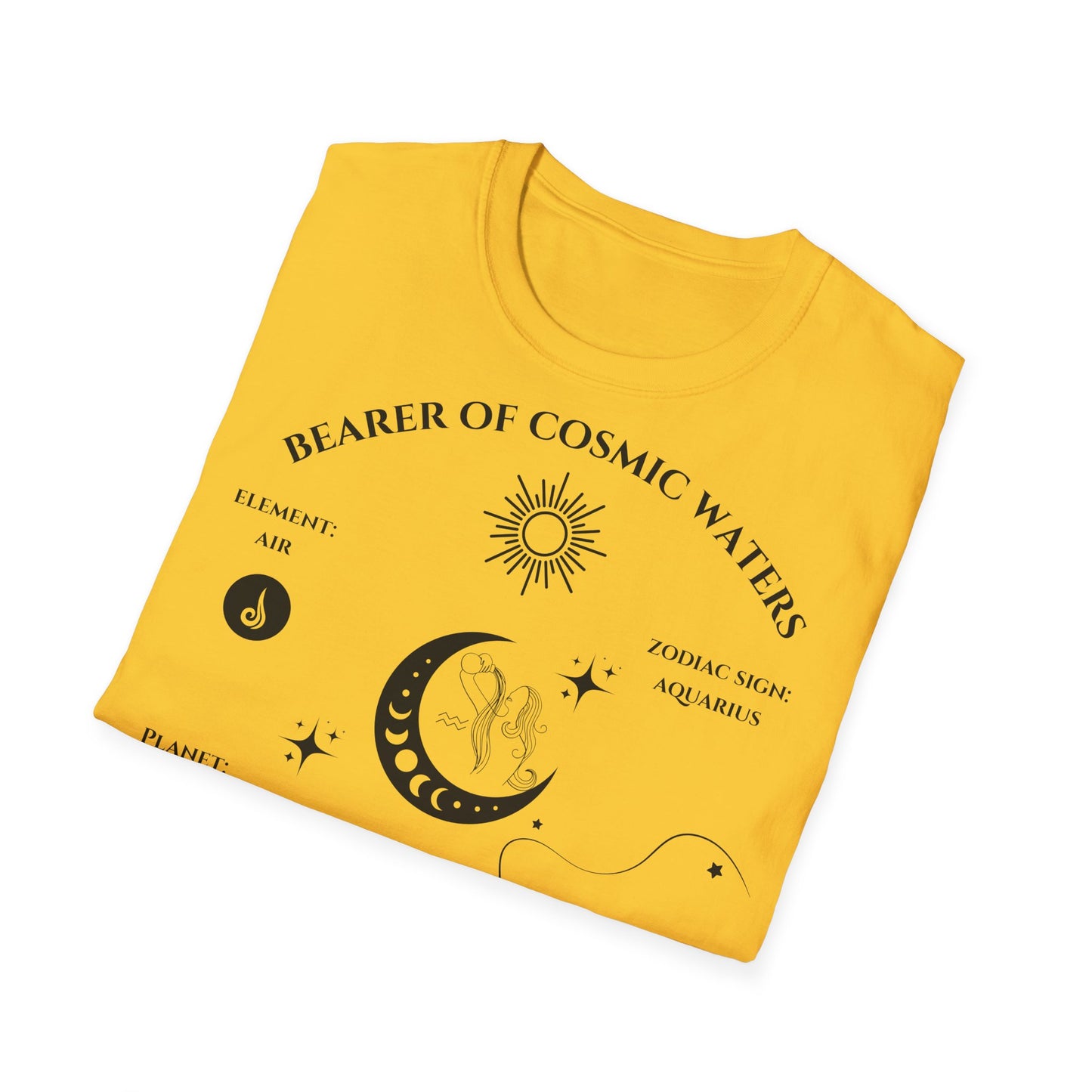 Bearer of Cosmic Waters (Aquarius) T-Shirt