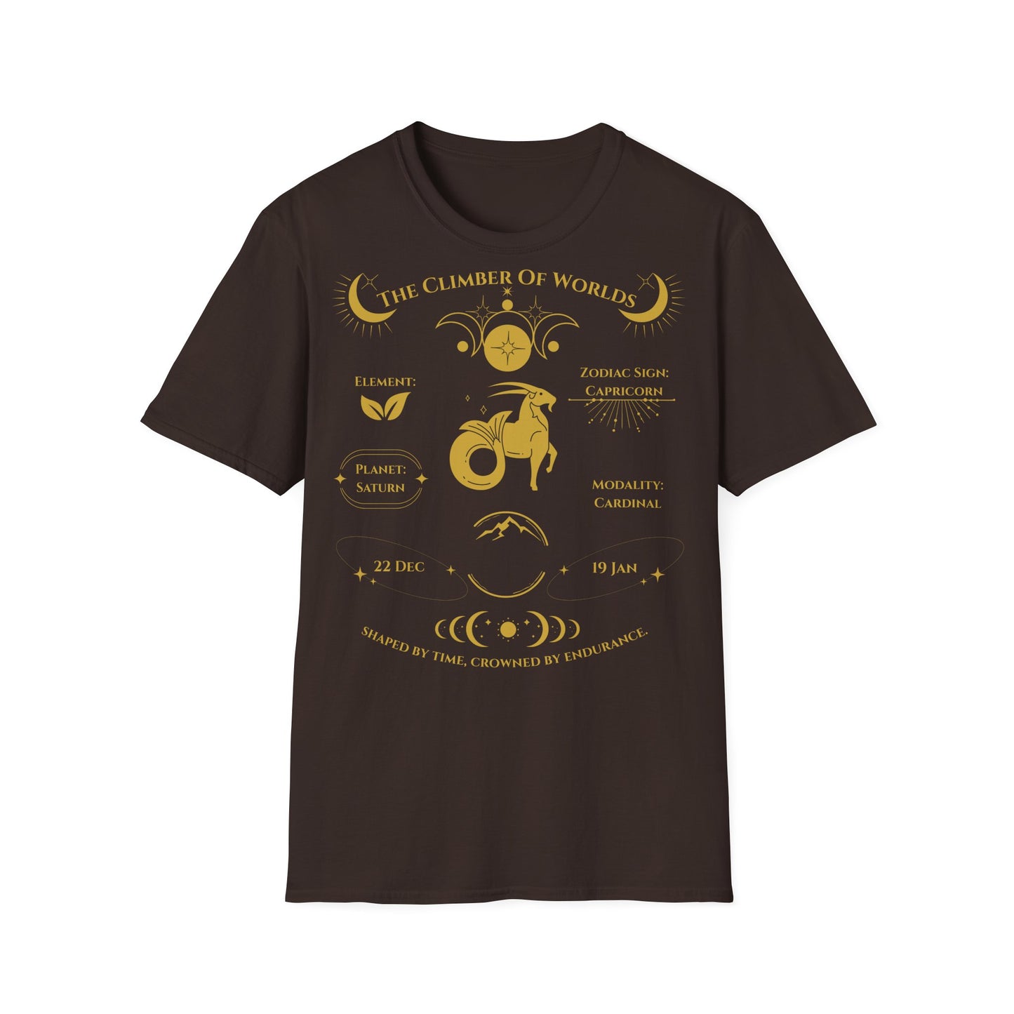 The Climber of Worlds (Capricorn) T-Shirt