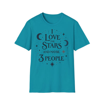 I love the stars and Maybe 3 people T-shirt