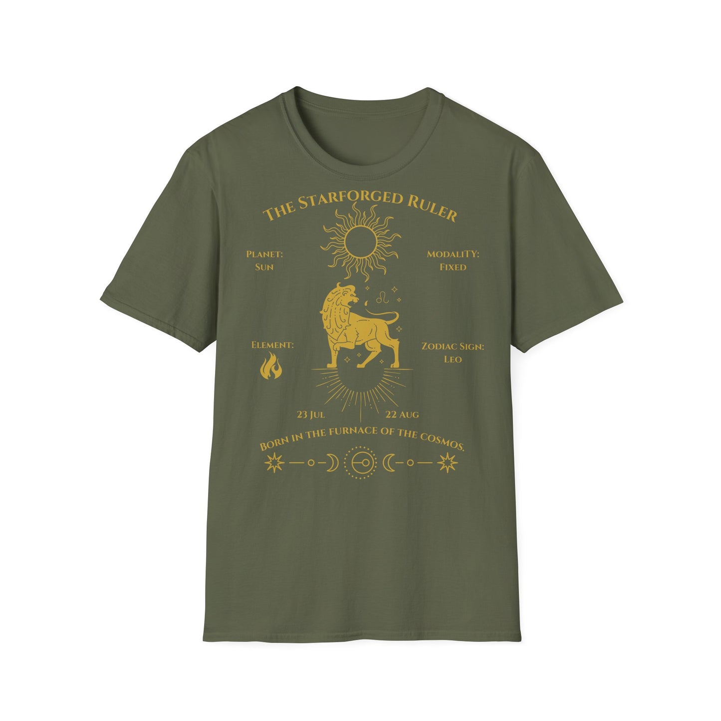 The StarForged Ruler (Leo)T-Shirt