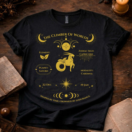 The Climber of Worlds (Capricorn) T-Shirt