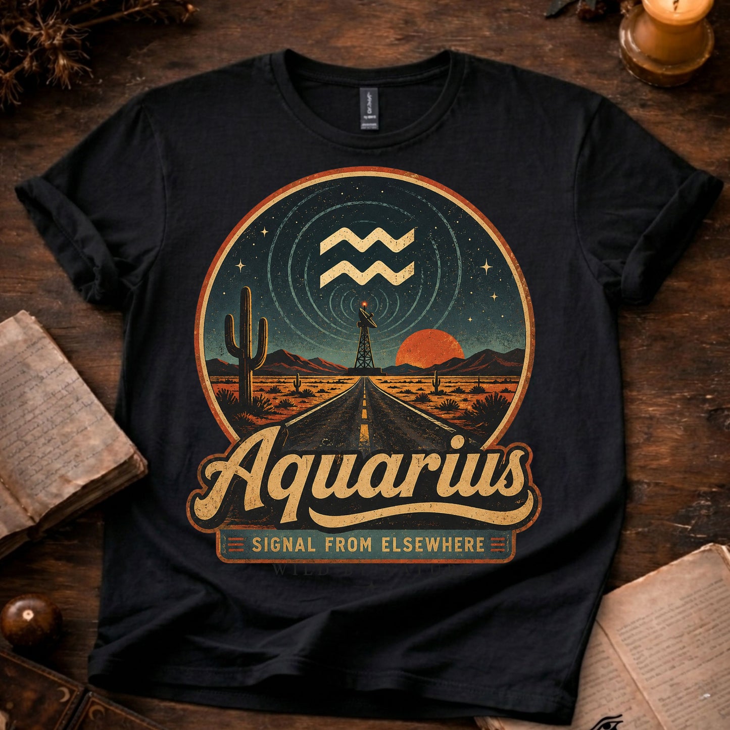 Aquarius Signal from T-Shirt