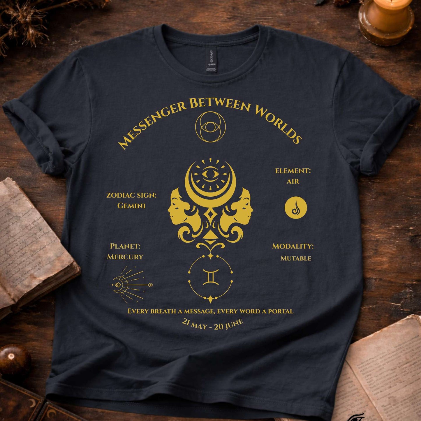 Messenger Between Worlds (Gemini) T-Shirt