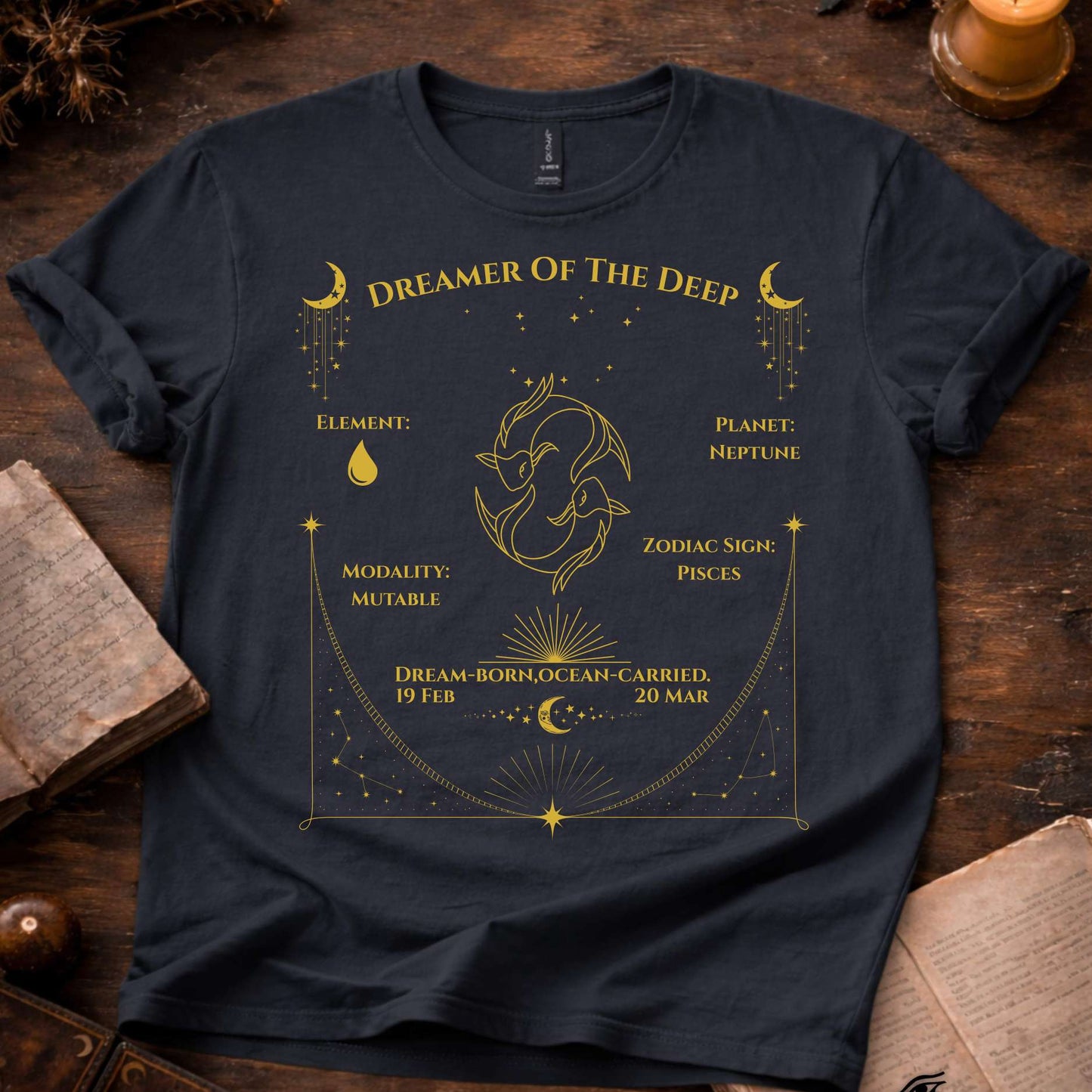 Dreamer of the Deep (Pisces) T-Shirt