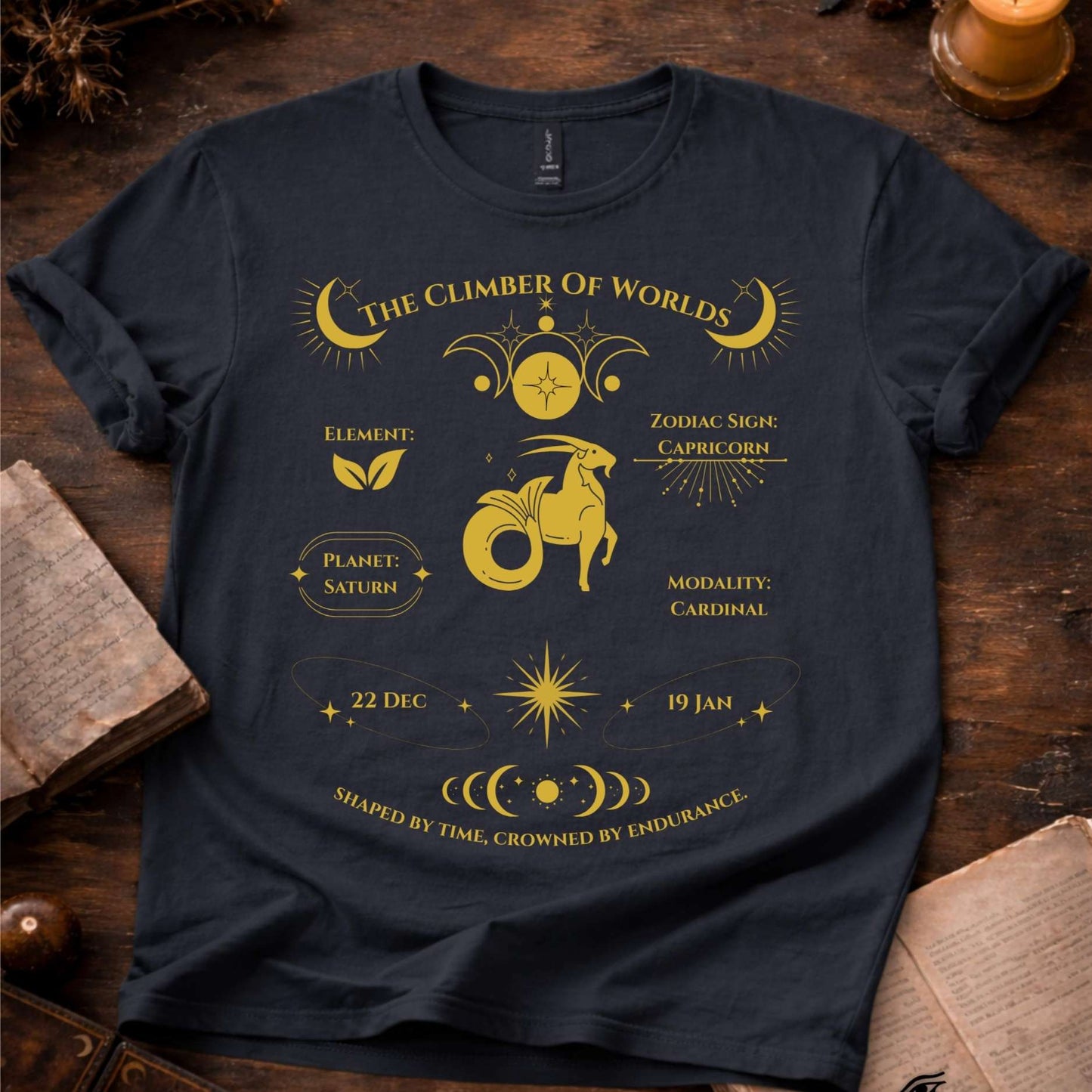 The Climber of Worlds (Capricorn) T-Shirt