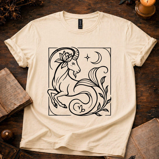Sea-Goat in Bloom(Capricorn) T-Shirt