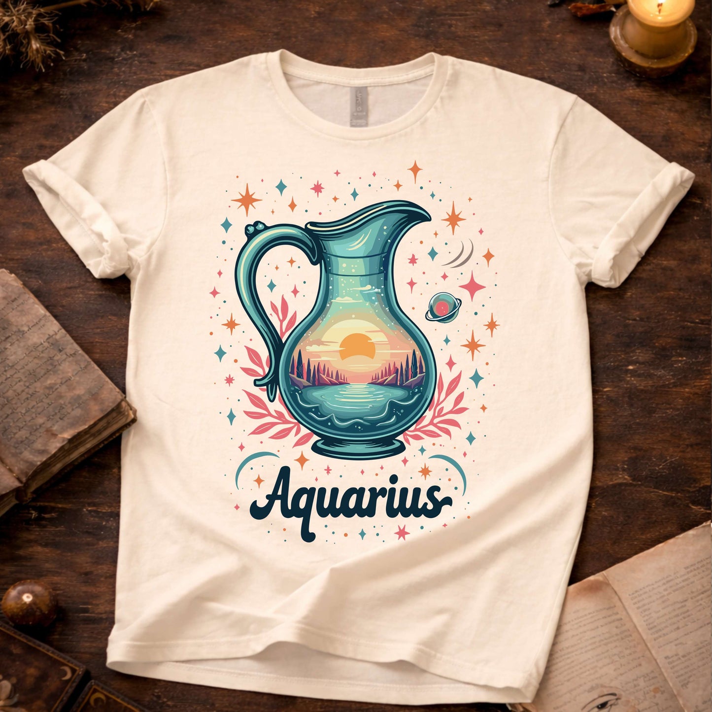 Aquarius Retro 70' T-shirt