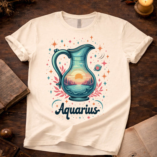 Aquarius Retro 70' T-shirt