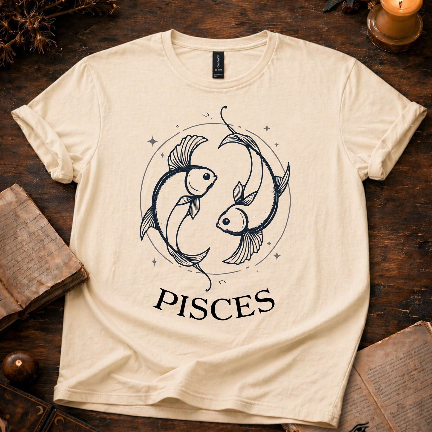 Minimal Pisces T-shirt