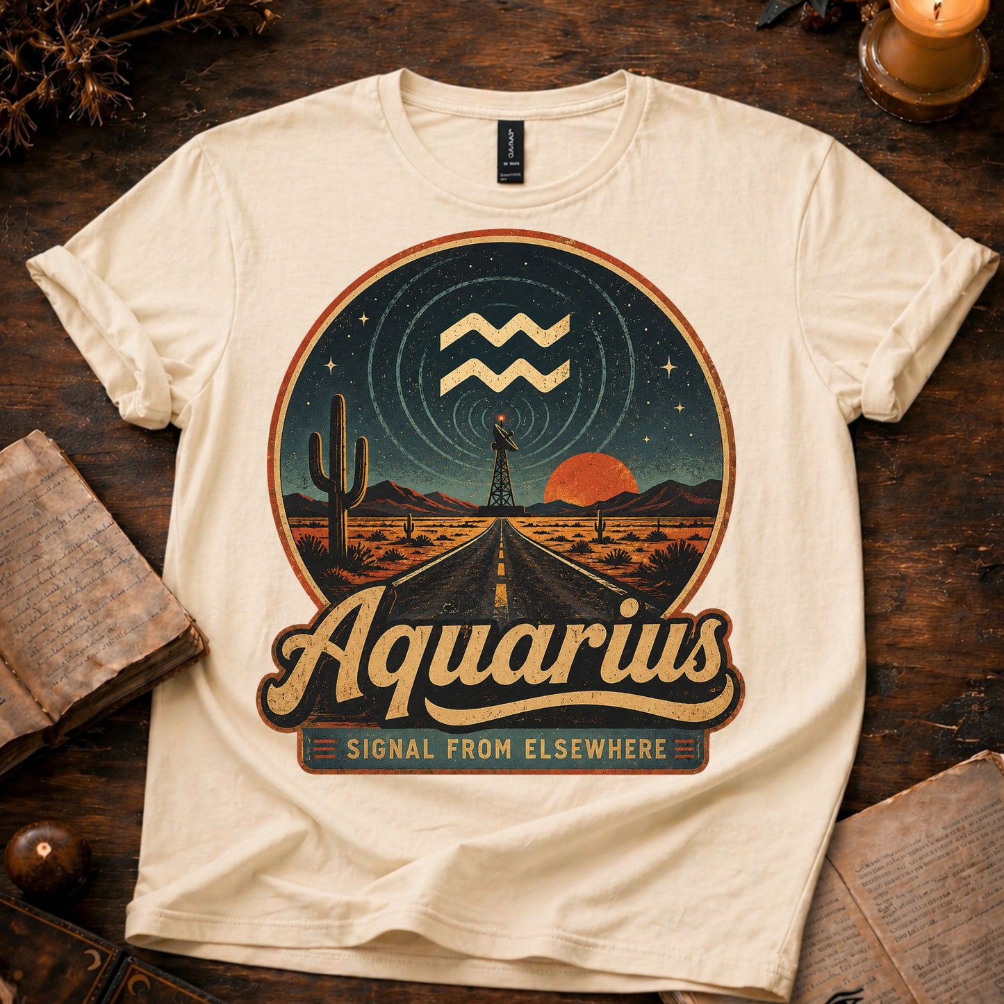 Aquarius Signal from T-Shirt