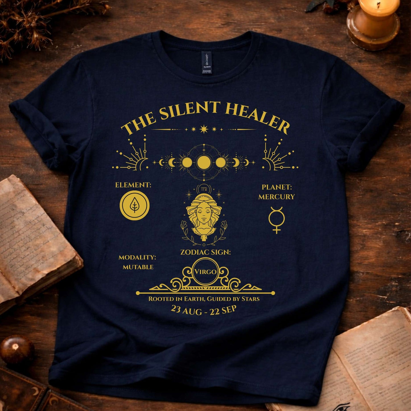 The Silent Healer (Virgo)T-Shirt
