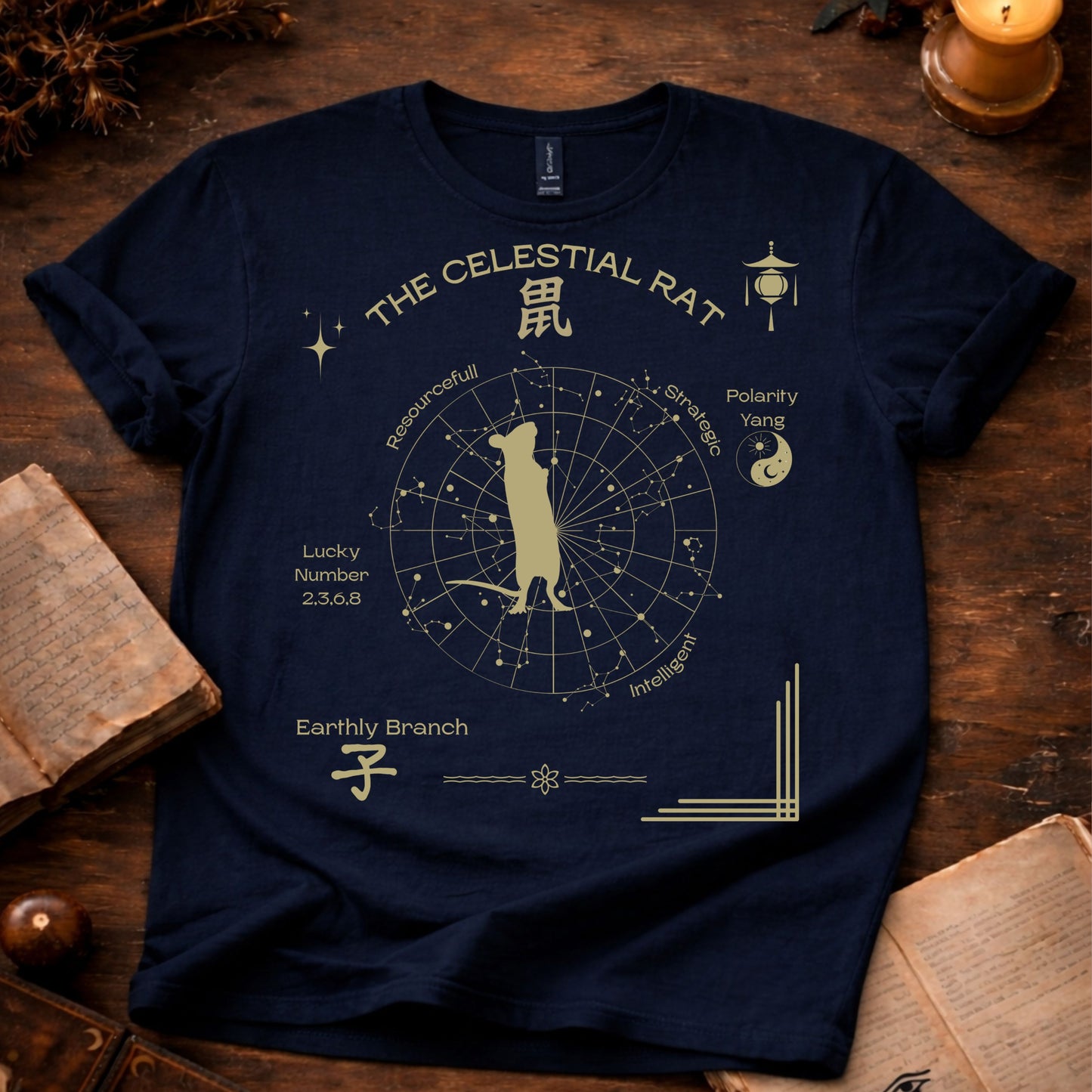 Chinese Zodiac (The Celestial Rat) T-Shirt