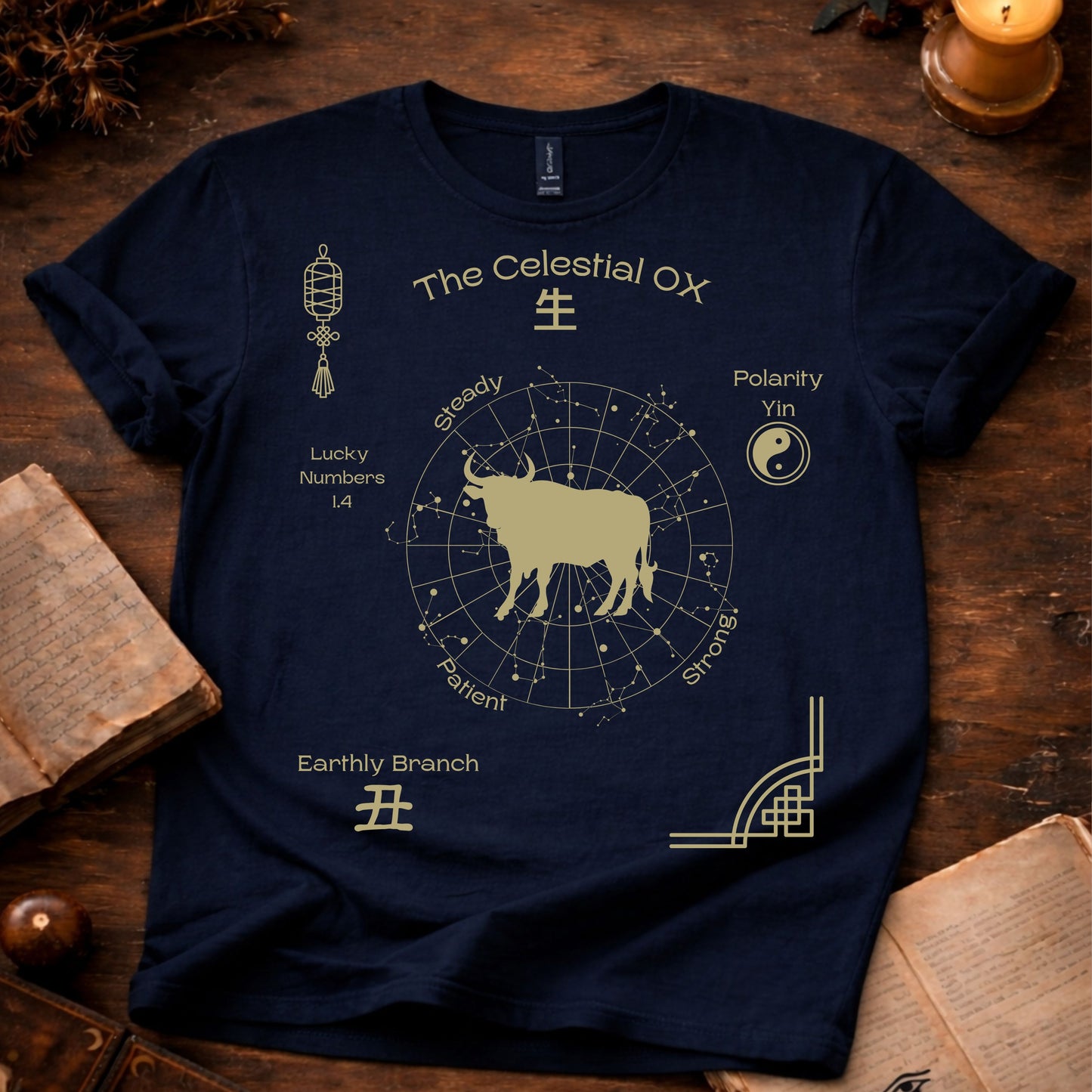 Chinese Zodiac -The Celestial Ox T-Shirt
