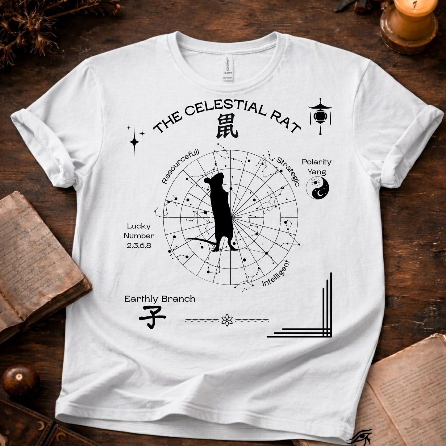 Chinese Zodiac (The Celestial Rat) T-Shirt